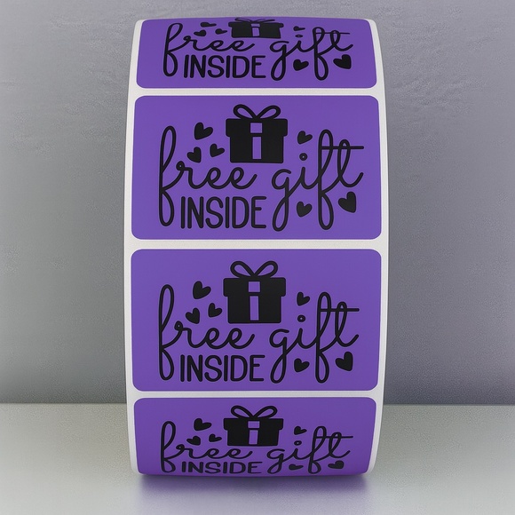 Free Gift Inside Stickers – Cute Labels for Packaging and Small Business - Picture 5 of 11